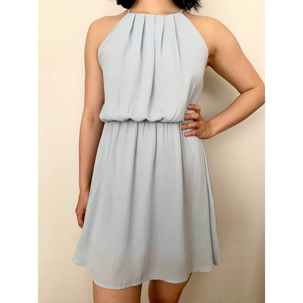 FOREVER 21 (EUC)✨BREEZY LIGHT BLUE SUMMER DRESS